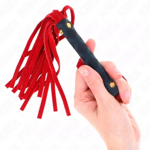 KINK - piros velúr mini ostor 30 cm