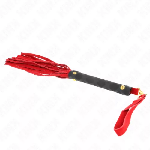 KINK - piros velúr mini ostor 30 cm