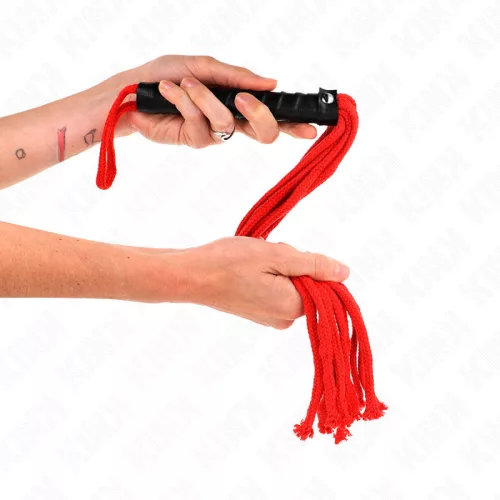KINK Rojo - érzéki kötél ostor 56 cm