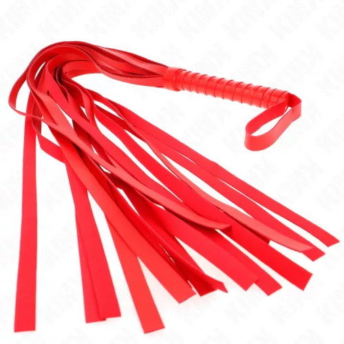 KINK – piros rövid nyelű, hosszú farkú ostor 70 cm