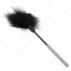 KINK – strasszos fogantyús, 27 cm-es csiklandozó tollak