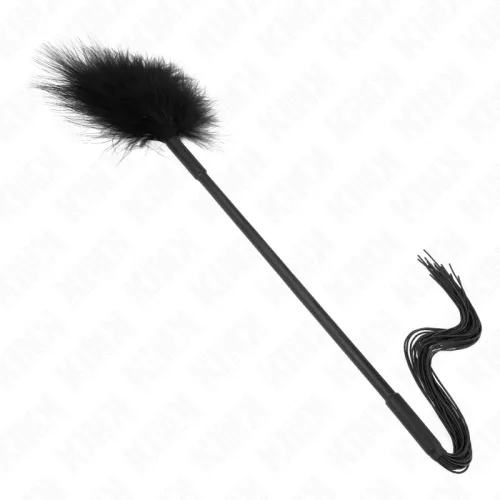 KINK - szilikon ostor tollakkal a kényeztetéshez 47 cm