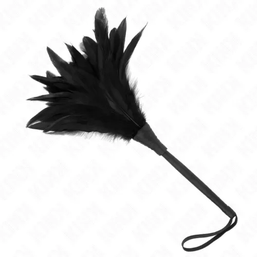 KINK – rózsás szilikon ostor, 45 cm hosszú