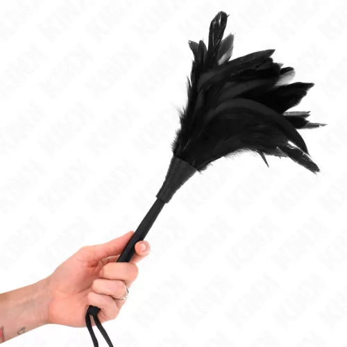 KINK – rózsás szilikon ostor, 45 cm hosszú