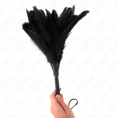 KINK – rózsás szilikon ostor, 45 cm hosszú