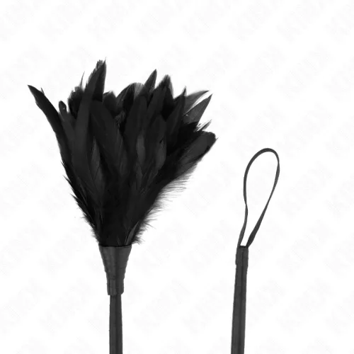 KINK – rózsás szilikon ostor, 45 cm hosszú