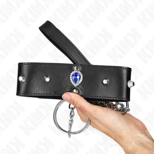 KINK – állítható nyaklánc kék gyémántokkal