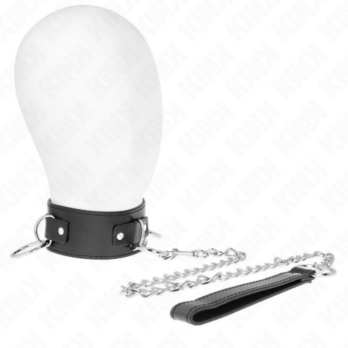 KINK - állítható nyaklánc pórázzal, 36-43 cm, 3 gyűrűs modell