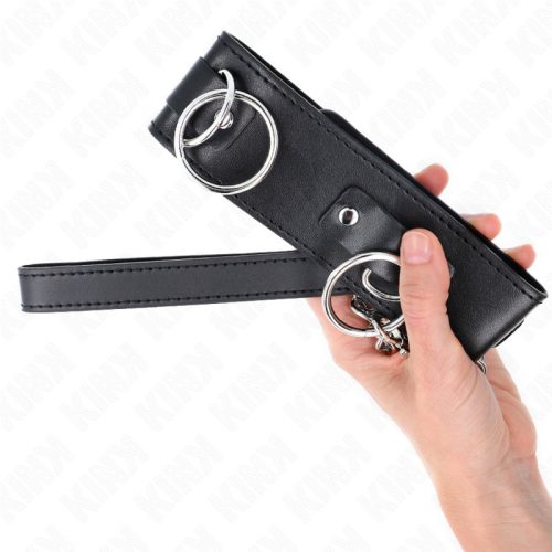 KINK - állítható nyaklánc pórázzal, 36-43 cm, 3 gyűrűs modell