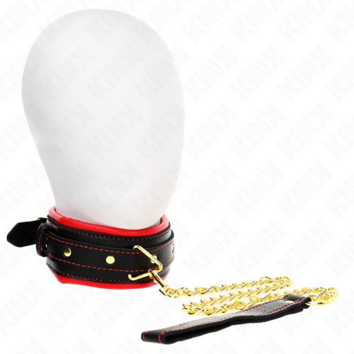 KINK – állítható nyaklánc szivacsos műbőr pánttal