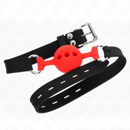 KINK – prémium szilikon gátló piros, állítható 35-51 cm