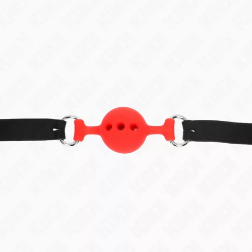 KINK – prémium szilikon gátló piros, állítható 35-51 cm