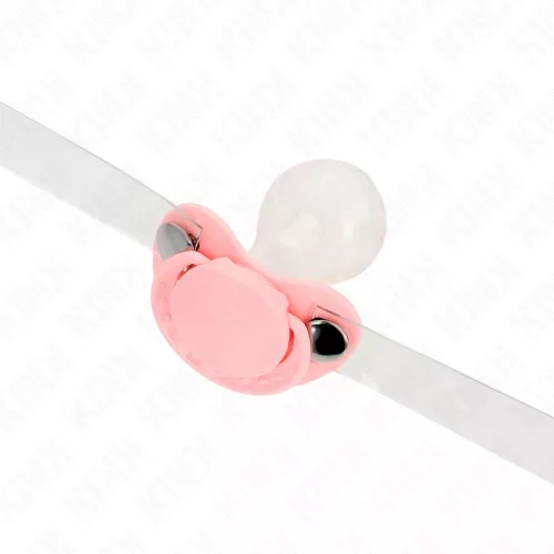 KINK – állítható rózsaszín paci formájú gátló 43-60 cm
