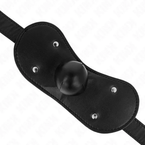 KINK - zárható ball gag szájmaszk, állítható 42-60 cm