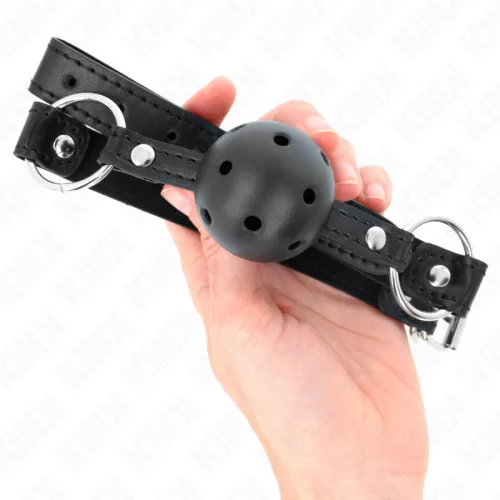 KINK – üreges fekete labda gátló 4,5 cm-es modell