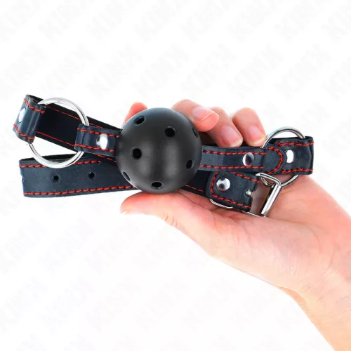 KINK – fekete üreges golyós maszk 65 x 2,5 cm
