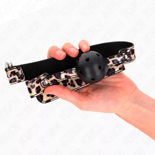 KINK – légáteresztő leopárd golyós gátló 4,5 cm