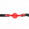 KINK – állítható fekete gag 4 cm-es golyóval