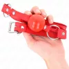 KINK - 4 cm TPE golyós szájpecek piros zárral