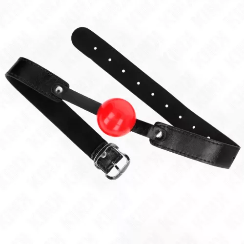 KINK – állítható 4 cm puha gumi golyós gag