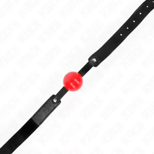 KINK – állítható 4 cm puha gumi golyós gag