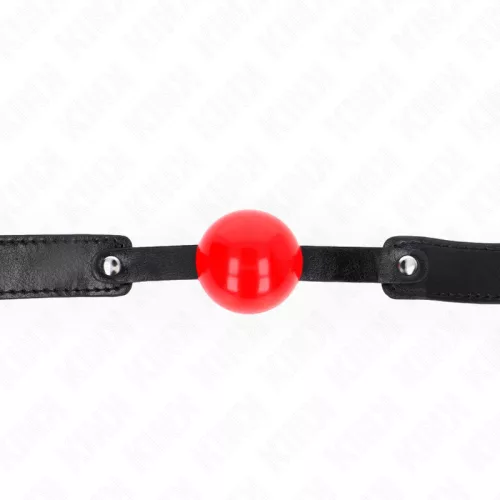KINK – állítható 4 cm puha gumi golyós gag