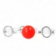 KINK – állítható piros PVC golyó gag 4 cm