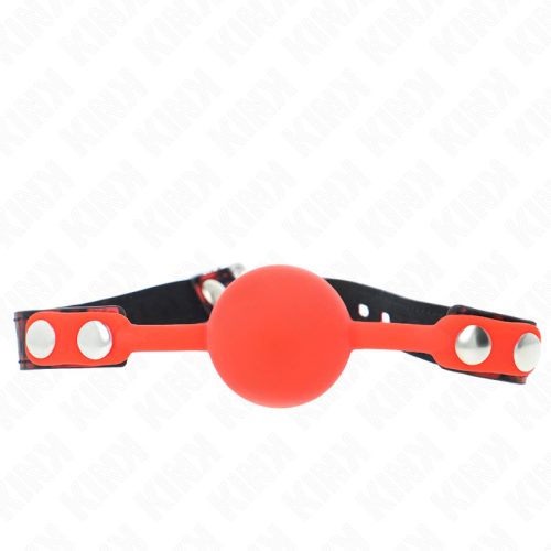 KINK - MODELL 2 SILICONE BALL 4 CM GAG GAG LOCK 60 x 2 CM