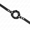 KINK - 8 cm bőrszíjas gag, állítható 39-58 cm között