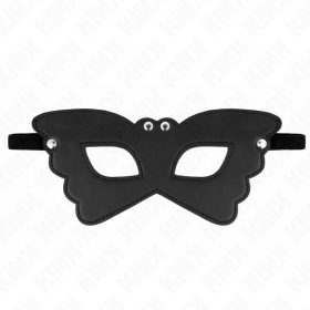 KINK – prémium bőrhatású pillangó maszk 20 x 9 cm