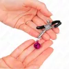 KINK - lila csipeszes mellbimbó izgató 6 cm
