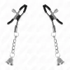 KINK - ezüst harang fülcsipesz (6 cm) - prémium érzéki kiegészítő