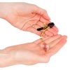 KINK – arany üveg golyós mellbimbó csipesz 6 cm