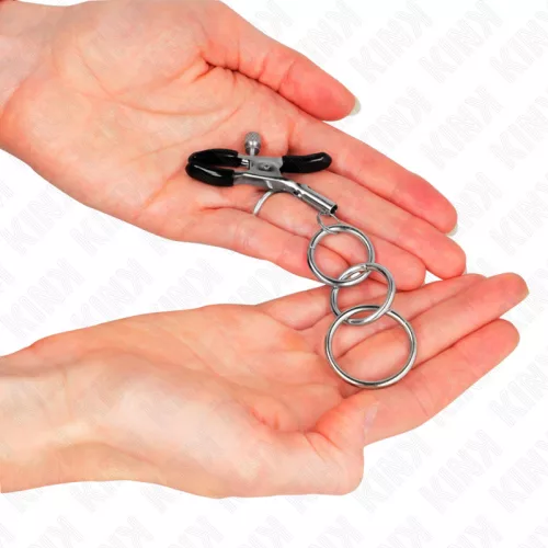 KINK – prémium, 6 cm-es gyűrűs mellbimbócsipesz