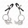 KINK – ezüst csiklócsipesz lánccal, 6 cm