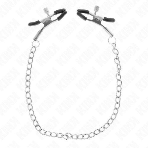 KINK - vékony láncos mellbimbó csipesz 30 cm
