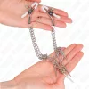KINK - tüskés láncos mellbimbó csipesz 30 cm