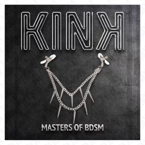 KINK - tüskés láncos mellbimbó csipesz 30 cm