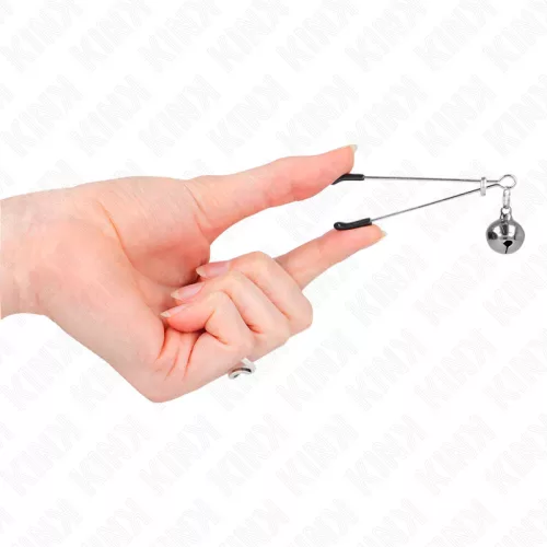 KINK – vékony ezüst mellbimbó csipesz 7 cm