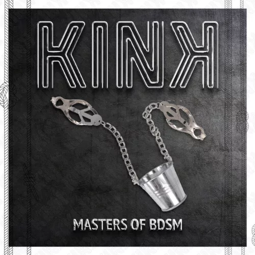 KINK - ezüst mellbimbó csipesz premium élvezetért