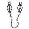 KINK - fekete, láncos japán csipkefedők 30 cm