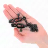 KINK – elegáns mellbimbó csipesz lánc 30 cm fekete