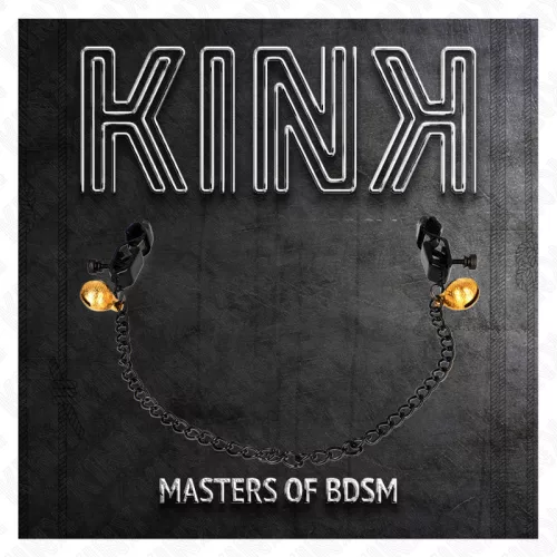 KINK - ezüst láncos mellbimbóklipsz csengővel 30 cm