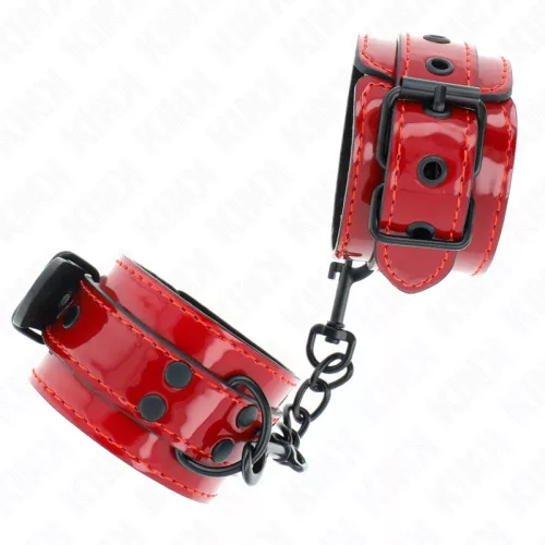 KINK – sötétpiros csuklópánt készlet 23 x 5 cm