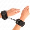 KINK – állítható fekete csipkés csuklómandzsetta