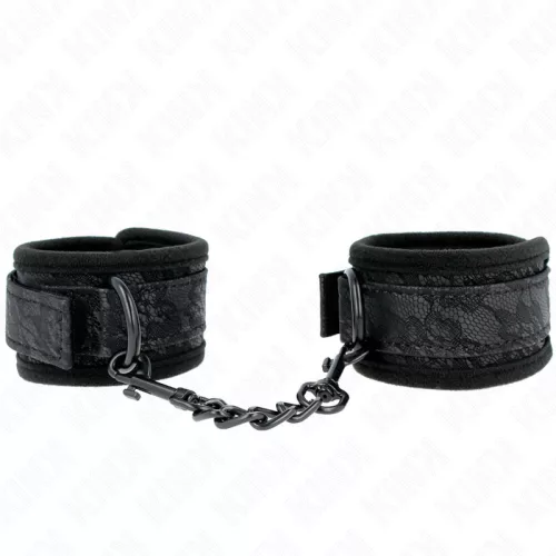 KINK – állítható fekete csuklószorító prémium neoprénből