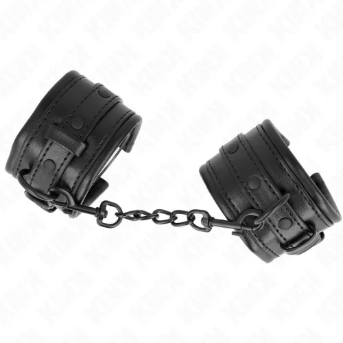 KINK – állítható fekete csuklóbilincsek 20-30 cm