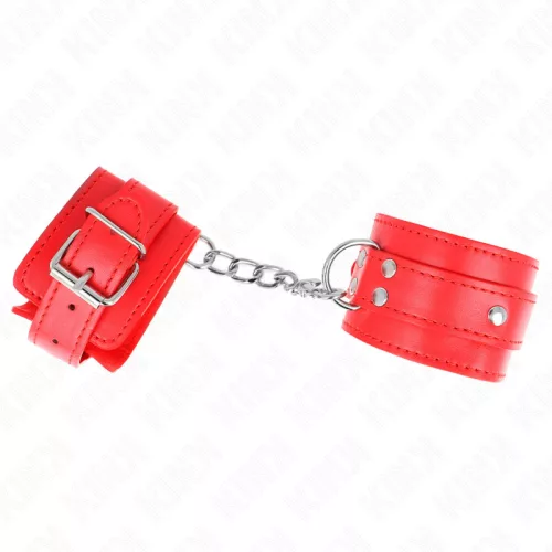 KINK – állítható csukló kötöző pántok, piros