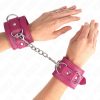 KINK – állítható csuklópántok, pink, 17.5-25 cm