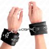 KINK – prémium, állítható fekete csuklóbilincsek 17-29 cm-ig